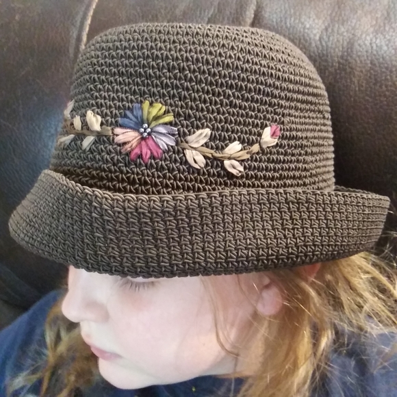 Blossom flower hat 90s hat. Retro flower pot bucket hat - Picture 6 of 8